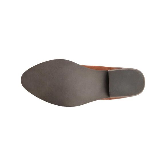 JOURNEE COLLECTION Womens Brown Back Pull Tag Carmela Almond Booties 7.5 M - Picture 4 of 4